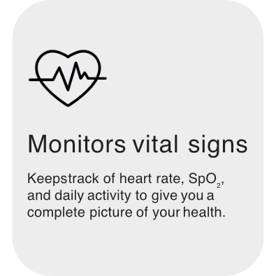 Monitors vital signs